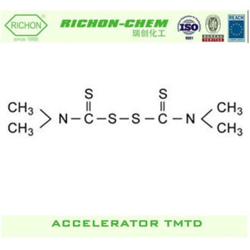 Melhor preço na África do Sul para a Produção Industrial C6H12N2S4 TETRAMETHYLTHIURAM DISULFIDE TMTD